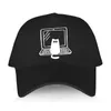 Bola bonés masculino verão preto algodão ajustável chapéu casual estilo hacker rools computador arquiteto caminhão boné de beisebol unisex ao ar livre