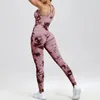 Yoga dames Fiess naadloze rib holle rits navelvest shorts elastische legging yogapak gym