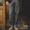 Męskie spodnie Maden retro rozebrane jeansy dżinsowe szare kolor Slim Fit Pants Spodnie Vintage Twill Stożone spodnie Męskie amekaji zużycie moda Zln231125