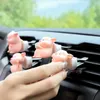 1Pc Cute Pig Car Profumo Clip Ornamento New Fashion Deodorante per ambienti Condizionata Presa Aromaterapia Clip Accessori per interni auto