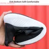 Stivali Scarpe Antinfortunistiche da Lavoro Uomo Nere per Sneakers Indistruttibili Cappuccio Protettivo in Acciaio Zapatos Muje 231124