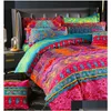 Bedding Sets Boho Plain Print Quilt Er Pillowcase 3Pc Set King Size European Style Duvet 231121 Drop Delivery Home Garden Textiles Su Dhown