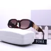 Designer Sonnenbrille für Frauen Brille Goggle Outdoor Beach Sonnenbrille für Mann mischen Farbe Optionales heißes Stempeln mit Box 10a