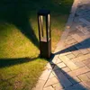 Çim lambalar Modern açık su geçirmez LED uzun çim lambası 7W 85 ~ 265V final alüminyum kare sokak ışığı bahçe avlusu villa aydınlatma q231128