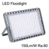 Ultradunne LED-schijnwerpers 400W 300W 200W 100W 150lm/W RA80 Spotlight AC85-265V Schandoelen voor buitentuin Crestech