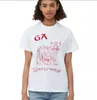 23ss verão mulheres designer camiseta praia tees versátil frutas pêssego impressão dos desenhos animados em torno do pescoço casual solto pulôver manga curta t-shirt