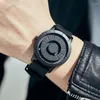 Armbanduhren Herren Mechanische Armbanduhr Suspended Wormhole Black Technology Sense Creative Personality Concept Free