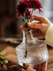 Vasen Nordic Glacial Glass Vase Alltägliche Heimdekoration Blumentopf Container Pflanzenhalter Handgefertigter Blumentopf 230425