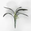 Couronnes de fleurs décoratives feuille de Phalaenopsis fournitures de bricolage créatives accessoires d'arrangement de fleurs plantes vertes artificielles salon maison