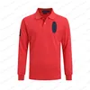 Designer Mens Dress Shirts Fashion Embroidered Polos men Long sleeved shirt Tees Tops Clothing Sleeve s Clothes A062