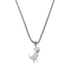 Catene Fashion retry Tiny Animal Dinosaur Collana a pendente a ciondolo unico Dragon Charm Collares Collares Biielli per donne regalo