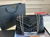 2023 Designer Luxury Handbag Loulou Real Leather Shoulder Bags Long Chain Flapbag Högkvalitativ Tote Designerpurse Crossbody Bag Women's Hand