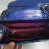 Kurt Geiger London Kensington Mini PUl Leather Rainbow Crossbody i torebka Luksusowa torba na ramię Mała torba listonoszka