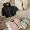 Down Coat Children Winter Outdoor Jacket Light Down Hooded Outfits Warm Casual Baby Girl Thicken Duck Down Coats Kids Boys Solid ClothingL231125