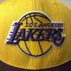 Dghate Lakers Hat High Quality Basketball Team Lakers Warriors Championship Flat Brim Hat Anpassningsbar