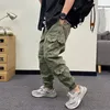 Pantalons pour hommes Streetwear japonais Fashion Cargo Pants Hommes Vêtements Harajuku Pantalon de jogging décontracté Pantalon de skateboard américain Joggers tactiques 230425