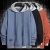 Felpe con cappuccio da uomo Felpe da uomo Felpa Abbigliamento moda casual Uomo Coreano Harajuku Hip Hop Pullover con cappuccio Streetwear Allentato Taglia grande 4XL 231124