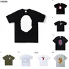Die T-Shirts der Designer-Männer T-Stücke Seite doppelseitige Tarnungs-Haifisch-T-Shirts kleidet grafische bunte Cashew-Blitz-leuchtende Baumwollhemden Be0001