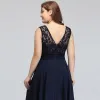 BabyNice666 Blue Plus Size Bridesmaid Dresses Long V-Back Seveless Prom Robe de Soiree a-line Birthday women Gifts cps526