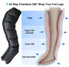 Leg Massagers 6-kamersluchtcompressie Massagesysteem Hele lichaam Massager Compressiepomp Recovery Boot en been Massage Machine 230425