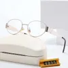 2023 Geometrie Designer Sonnenbrille Luxus Brief Damen Herren Sunmmer Strandbrille Senior Brillen für Damen UV400 Brillengestell Vintage Metall Sonnenbrille mit Box