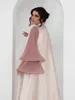 Ropa étnica Ramadán Abaya Dubai Arabia Saudita Turquía Islam Moda musulmana Vestido Ropa de oración Mujeres Kaftan Djellaba Robe Femme Musulmane