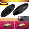 2 sztuki Dynamiczne światła z boku LED Lightsing Turn Signal Light Blinker dla Toyota Yaris Corolla Auris MK1 E15 RAV4 MK3