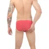 Slip sexy da uomo Custodia rigonfia U Biancheria intima convessa Foro d'aria traspirante Mutandine a vita bassa Mutande a righe Bikini maschile Cuecas