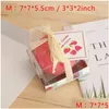 양초 S/M/L Red Apple Candle Box 과일 모양 향기 램프 생일 선물 크리스마스 파티 홈 장식 도매 드롭 배달 DHJMX