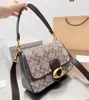 Sac à main de luxe Bandoulière Tabby Sac à bandoulière pour femmes en cuir Femme Mode Sacoche Lettres Bolso Lady Cross Body Bag Flap Pochettes