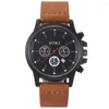 Orologi da polso 2023 Moda Uomo Sport Orologi da polso 3D Orologio in pelle Mens Army Military Quarzo per uomo Orologio Relogio Masculino Regalo