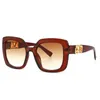 Sunglasses Rock and roll style square metal standard inlaid modern charm Sunglasses 1922