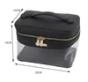 Mini cosmetic bag light luxury Korean version of high sense compact and exquisite PU transparent cosmetic bag wholesale CCJ3001