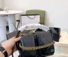 أكياس الخصر الفرنسية الرجعية المزدوجة جيب الكاميرا حقيبة جلدية حقيقية مصمم حقائب اليد الشهيرة