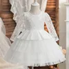 Meisjes Jurken Baby Kerst Jurk voor Peuter Kinderen Kant Verjaardag Kleding Meisje Prinses Bruiloft Jurk 02 Jaar Vestidos 231124