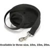 Dog Collars Black Training Leash Easy To Clean Stylish Adjustable Buckles Wide Application Lead