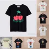 Tshirts yaz bayan erkek tasarımcıları tişörtler pamuk moda mektubu baskı kısa kollu bayan tees lüksler sıradan kıyafetler üstleri tişörtler giyim