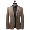 Ternos masculinos chegada outono casual terno rugas resistente e não engomar veludo masculino blazer jaqueta tamanho m l xl 2xl 3xl 4xl