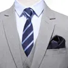 Ternos masculinos blazers jaquetas coletes calças 2023 moda magro ajuste ternos de negócios masculino highgrade puro algodão noivo se casar vestido 3 pçs s4xl 231124