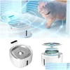 Cat Bowls Feeders 2L Fountain For Cats Wireless Motion Sensor Matic Drinker Filtered Dog Water Dispenser Intelligent Pet Drinking Otal3