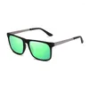 Óculos de sol Yooske polarizado para homens design condução óculos de sol masculino viagem ao ar livre anti-reflexo óculos tons uv400