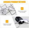 Keychains 3 PCS Key Chain Bag Hanging Ring Keyring Foot Shaped Keychain Decoration Zink Eloy