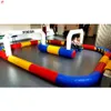 Outdoor Activities Free Air Shipping 6x6m Indoor Kids Commercial Rental Inflatable Didi Car Race Track Sport Game toys