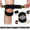 Ginocchini di supporto sportivo Supporto per palella protezione band band bandage bandage basket nero