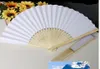 Bröllopsfest dekoration marknadsföring favorit 100 pcslot 21 cm vit färg papper hand fan fabriksexpert design kvalitet senaste st9496045