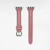 Cinturino in pelle sottile per cinturino Apple Watch 45mm 44mm 42mm 41mm 40mm 49mm 38mm 40 mm braccialetto iwatch serie ultra 9 8 7 6 se 5 4 3 2 1