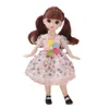 Dolls 30cm Bjd Doll 23 Moveable Joints 16 bjd Girls Dress 3D Brown Eyes Toy with Clothes Shoes Kids Toys for Children Gift 230424