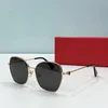 Neue Modedesign-Sonnenbrille in Schmetterlingsform 0401S mit Metallrahmen, einfacher und beliebter High-End-UV400-Schutzbrille für den Außenbereich