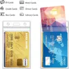 New 10PCS Waterproof Transparent Card Holder Plastic Protector Case Business Bus Bank Credit Card Protector ID Card Badge Holders