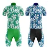 Zestawy wyścigowe bicicleta hawaiian mężczyzn rowerowe Jersey Set Summer MTB Race Rowerowe odzież Krótkie rękaw